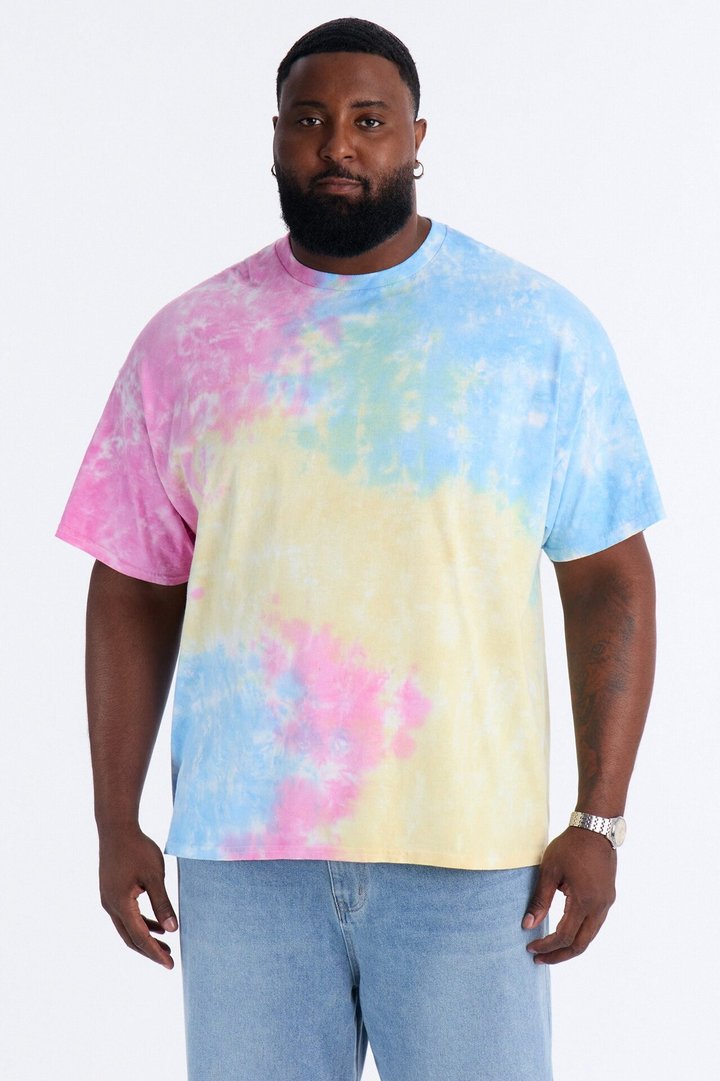 The Cloud Tie Dye Oversized Tee - Multi Color