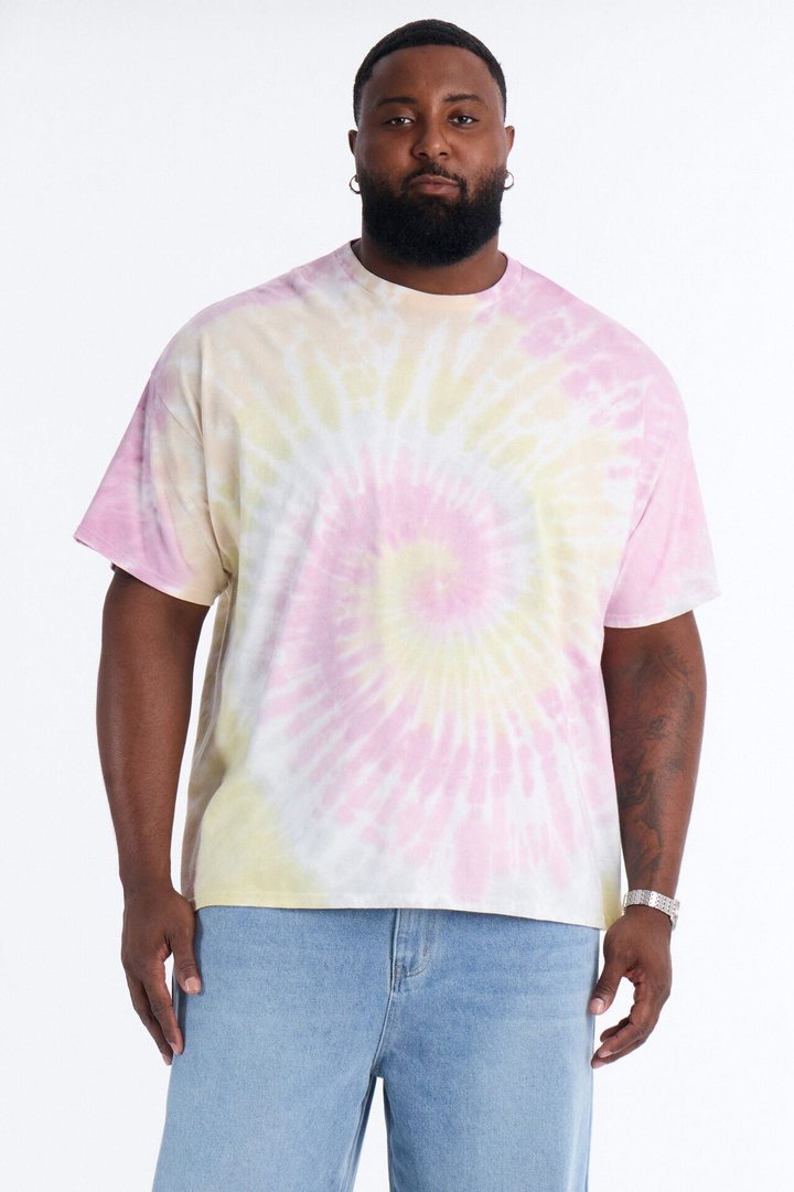 The Swirl Tie Dye Oversized Tee - Multi Color