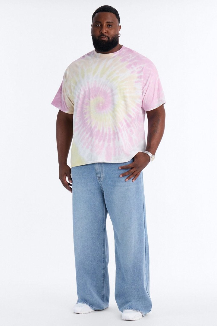 The Swirl Tie Dye Oversized Tee - Multi Color