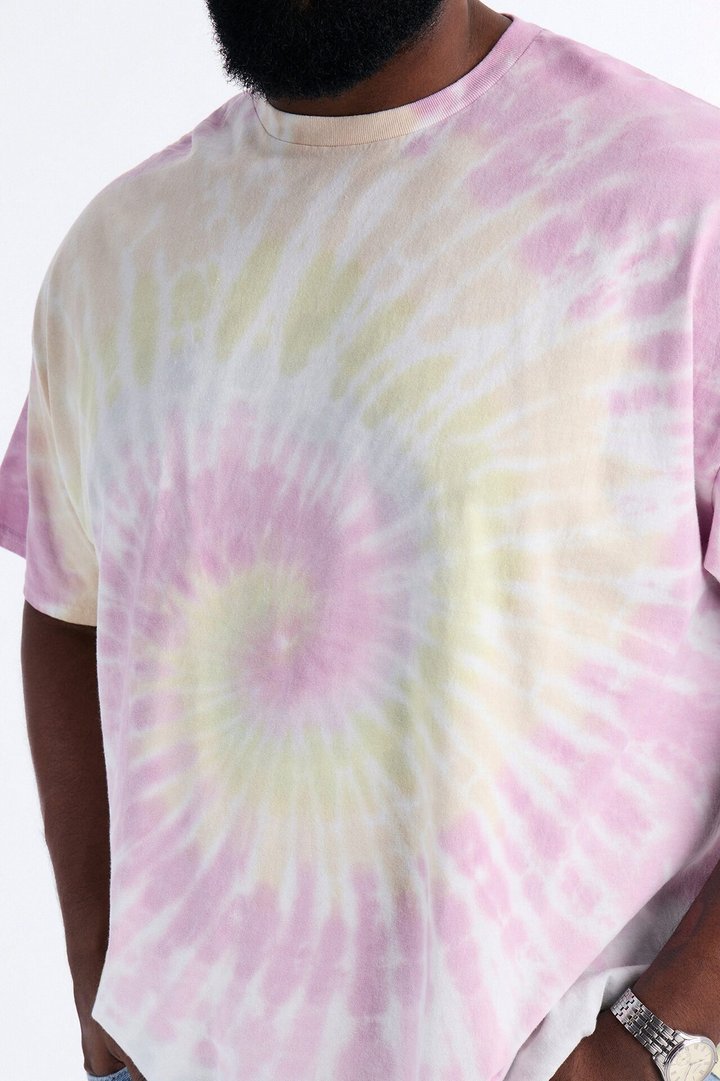 The Swirl Tie Dye Oversized Tee - Multi Color