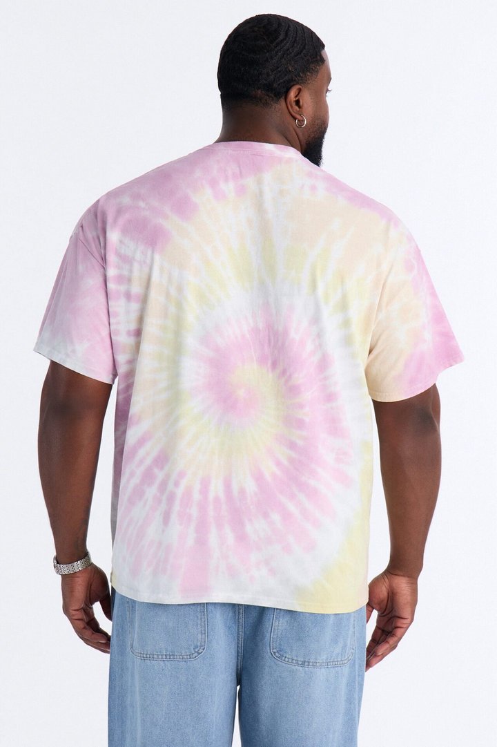 The Swirl Tie Dye Oversized Tee - Multi Color