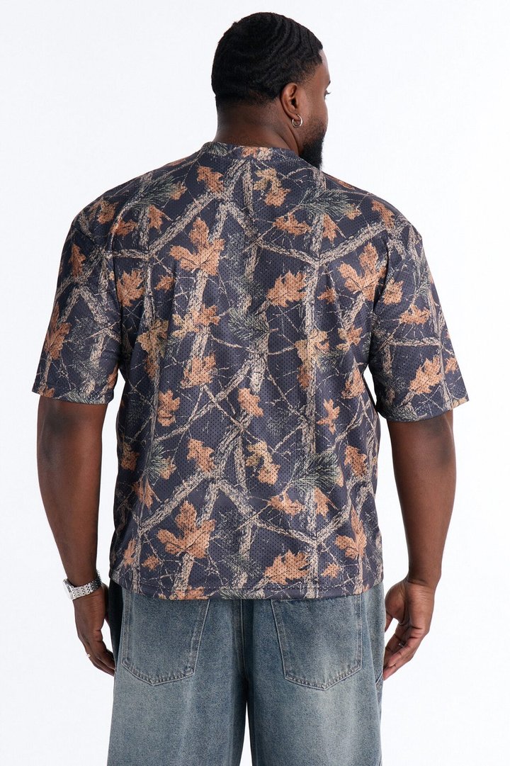 Savage Camo Mesh Jersey Short Sleeve - Camouflage