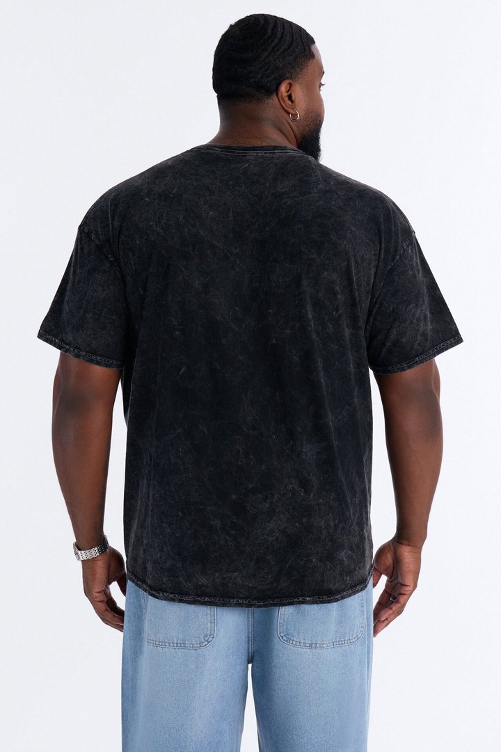Vincent Van Gogh Night Sky Vintage Short Sleeve Tee - Black