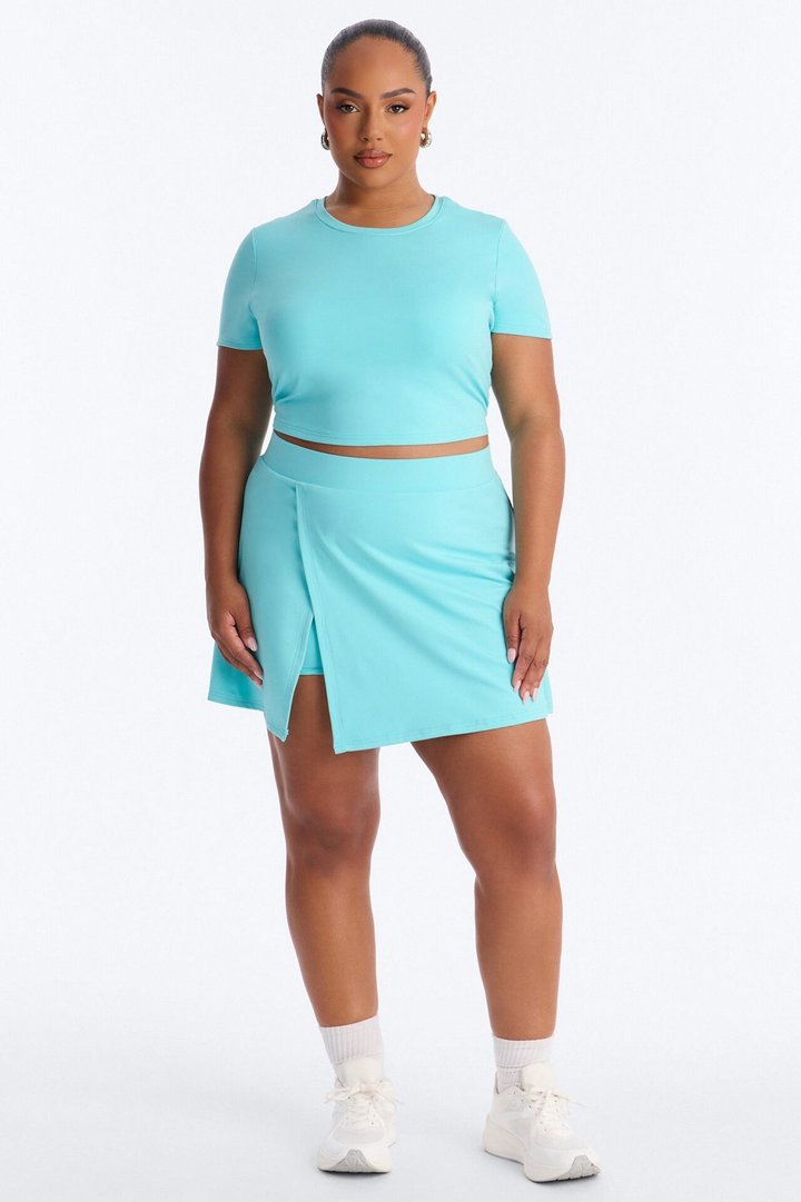 Sandy Mini Skirt Set - Aqua