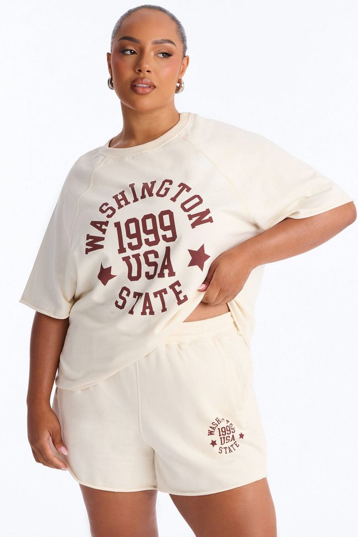 DC State Sport Short Set - Ivory