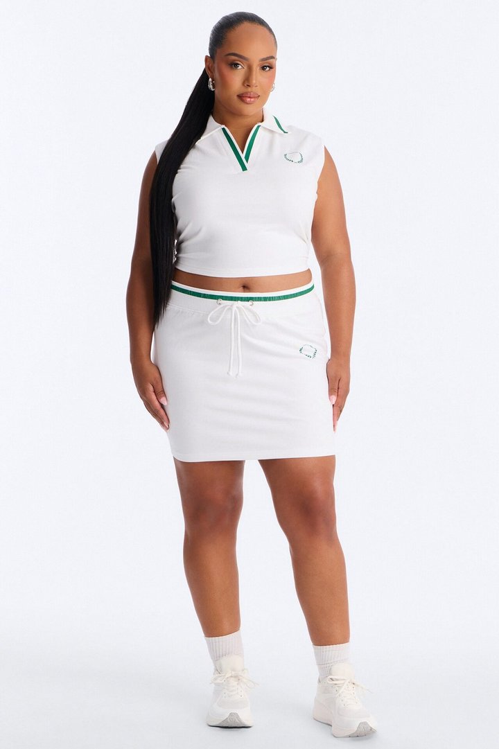 Tennis Champions Mini Skirt Set - White