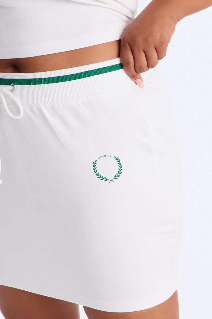 Tennis Champions Mini Skirt Set - White