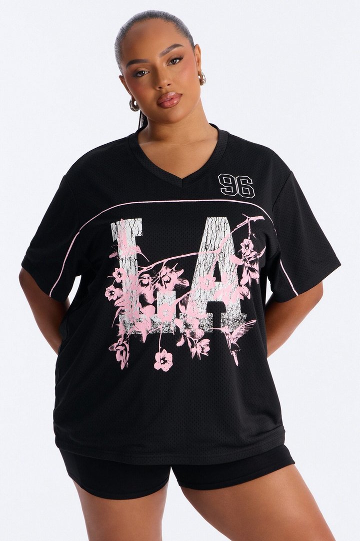 LA Cherry Blossom Jersey - Black