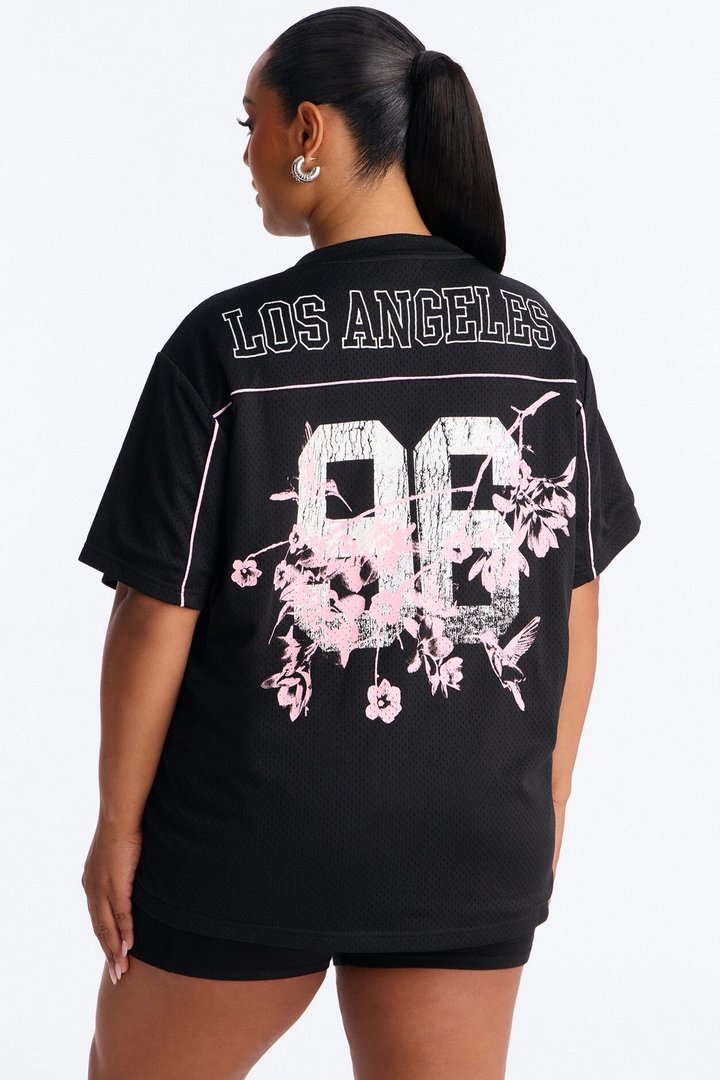 LA Cherry Blossom Jersey - Black