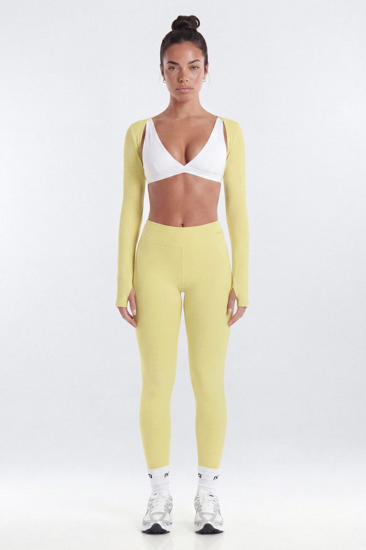 CloudForm™ Long Sleeve Shrug - Yellow