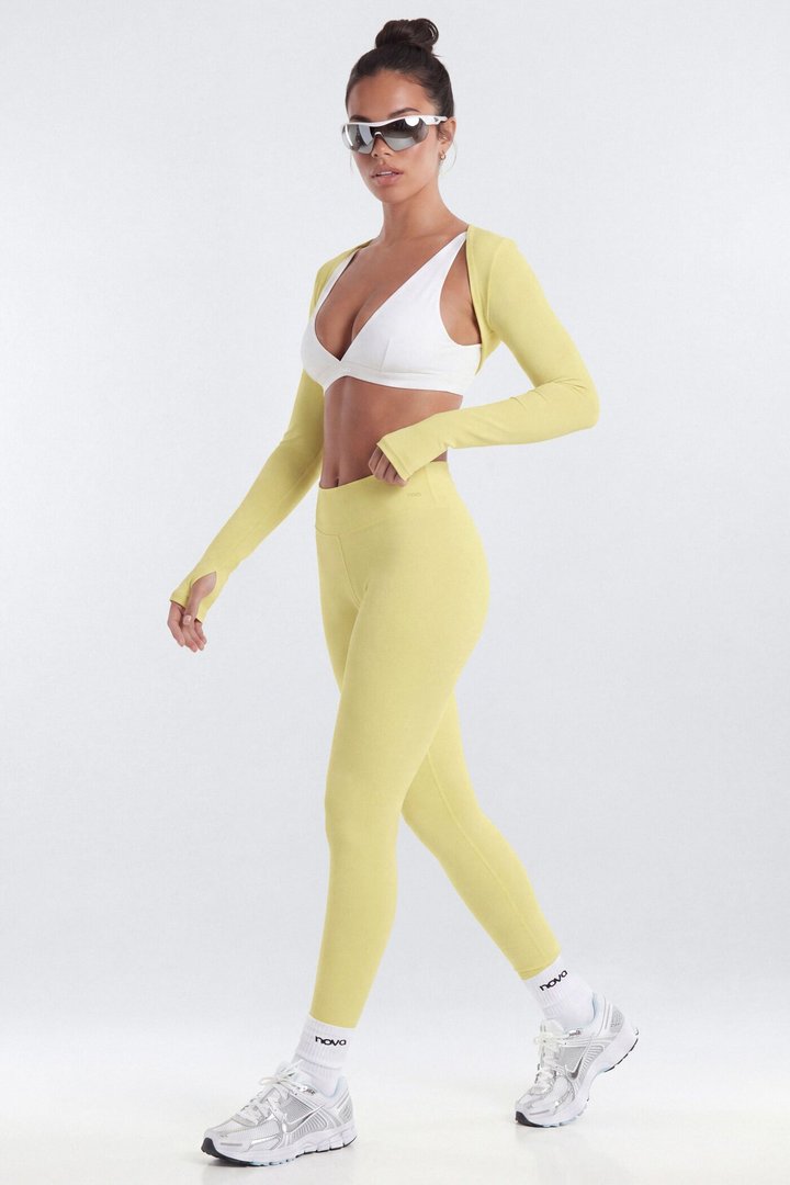 CloudForm™ Long Sleeve Shrug - Yellow