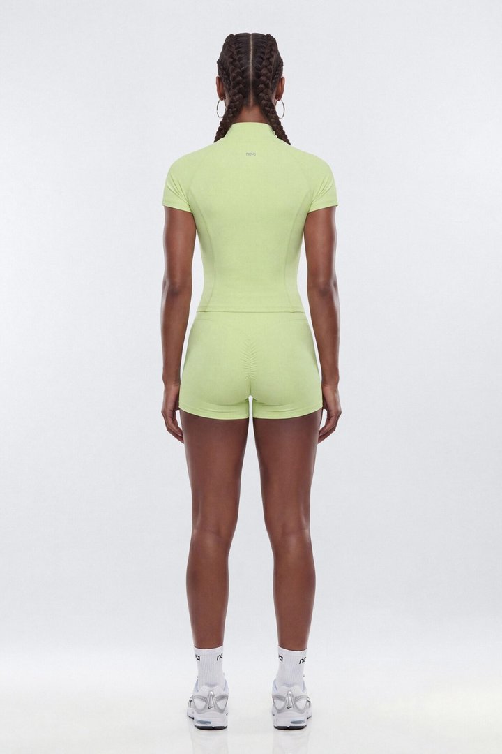 CloudForm™ Short Sleeve Full Zip Jacket - Pistachio