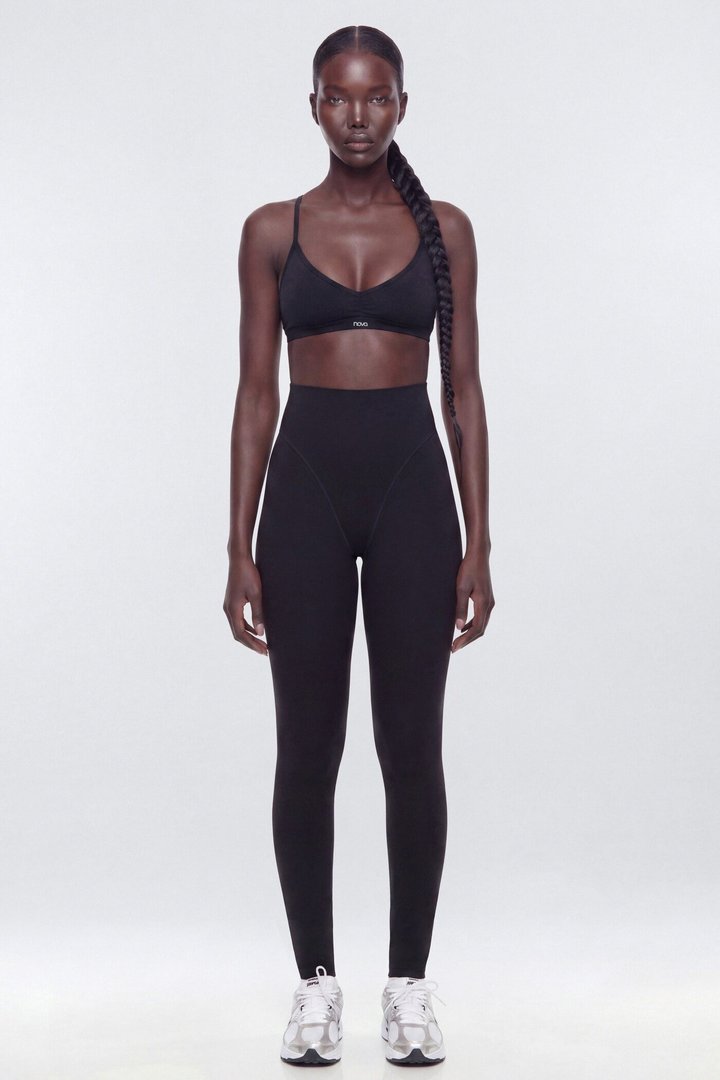 ProStretch™ 28″ V Front Skinny Legging - Black