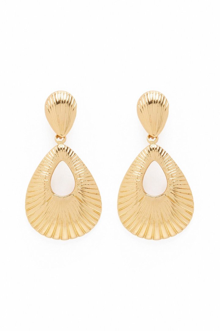 Let's Go Out Earrings - Gold