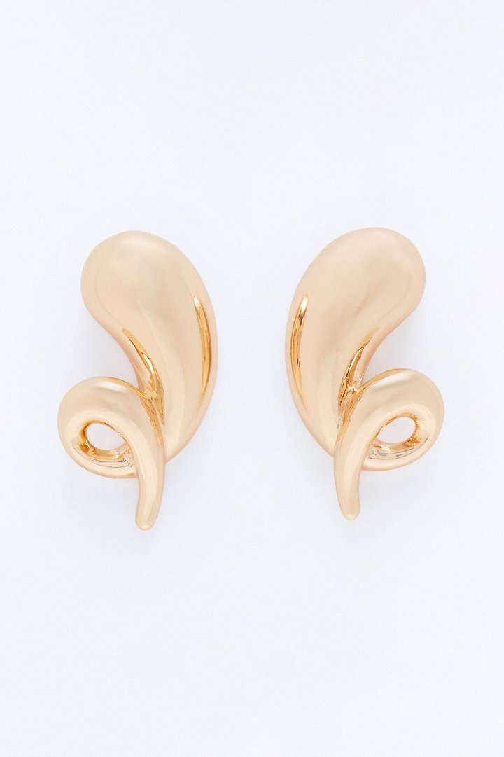 Velora Abstract Earrings - Gold