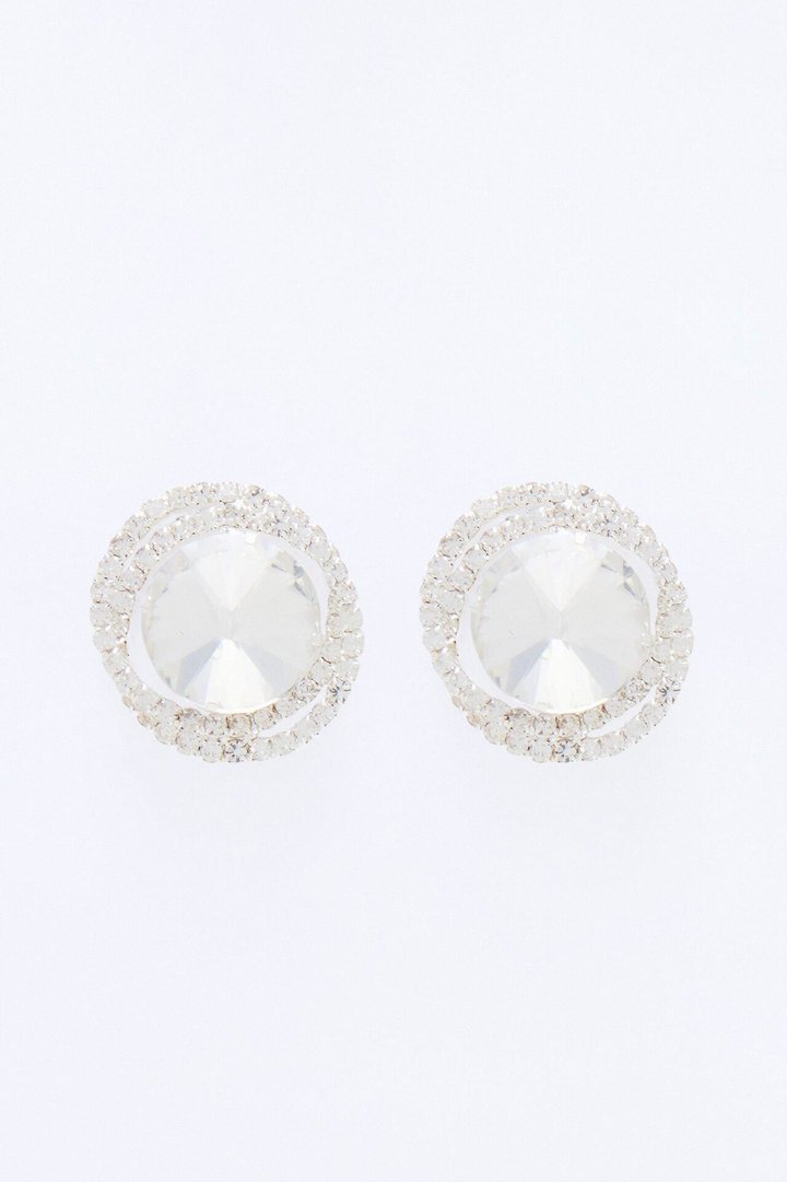 Outshine You Stud Earrings - Silver