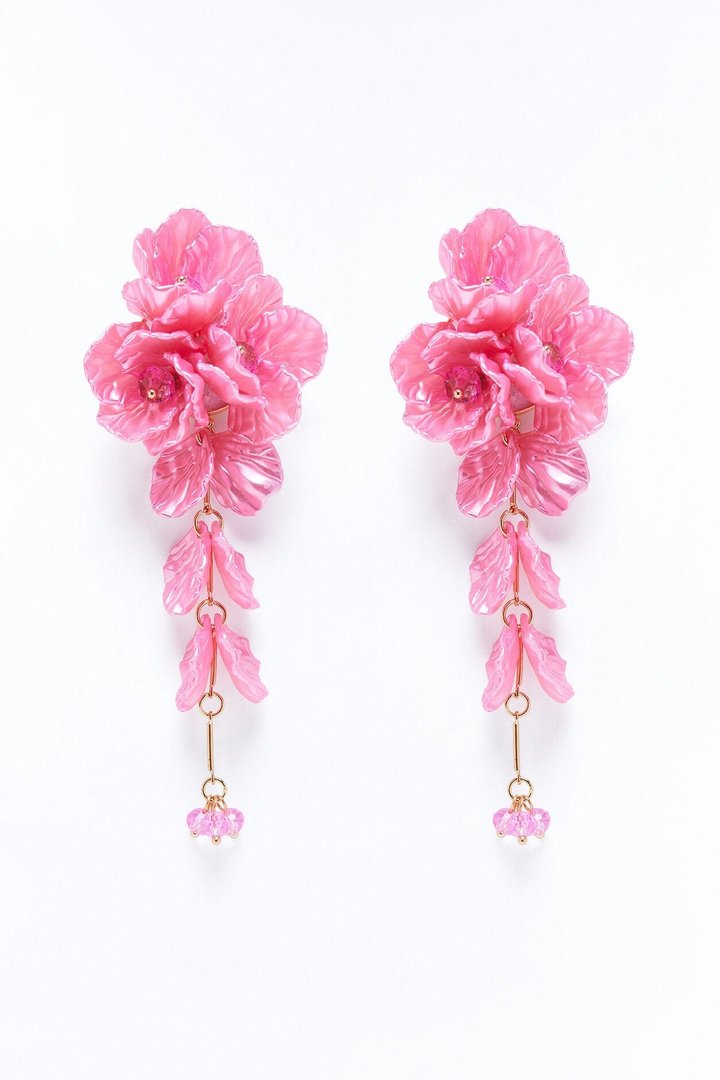 The Dreamiest Bouquet Earrings - Pink