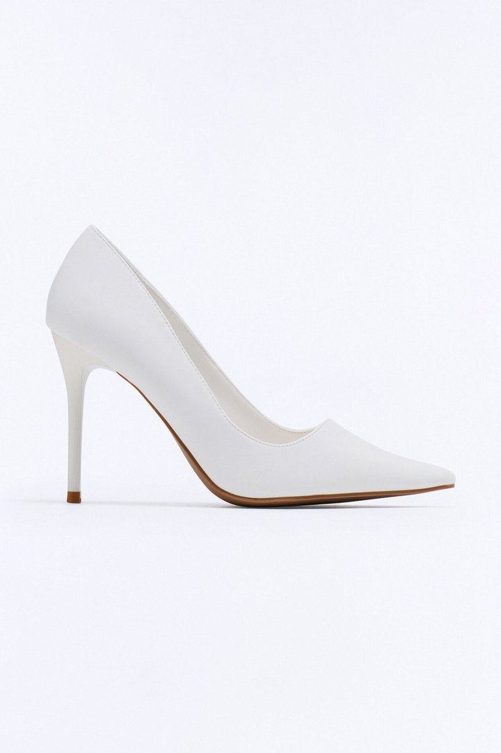 Cassia Stiletto Pumps - White