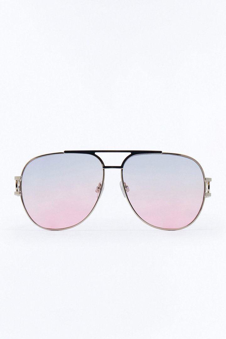 Shotgun Baddie Sunglasses - Pink/combo