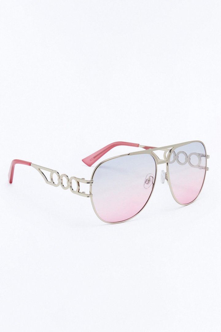 Shotgun Baddie Sunglasses - Pink/combo