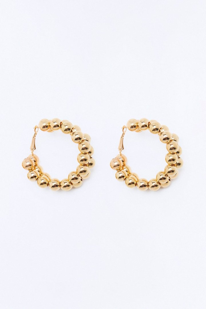 No Doubts Hoop Earrings - Gold