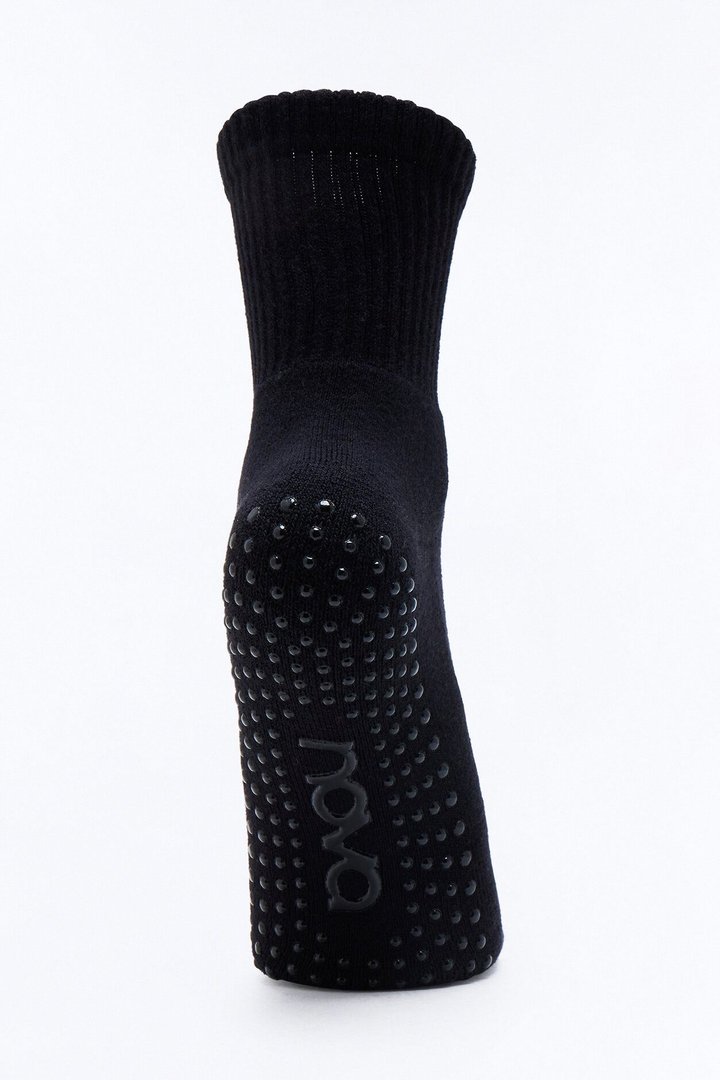 Nova Yoga 2 Pack Grip Socks - Black/Black