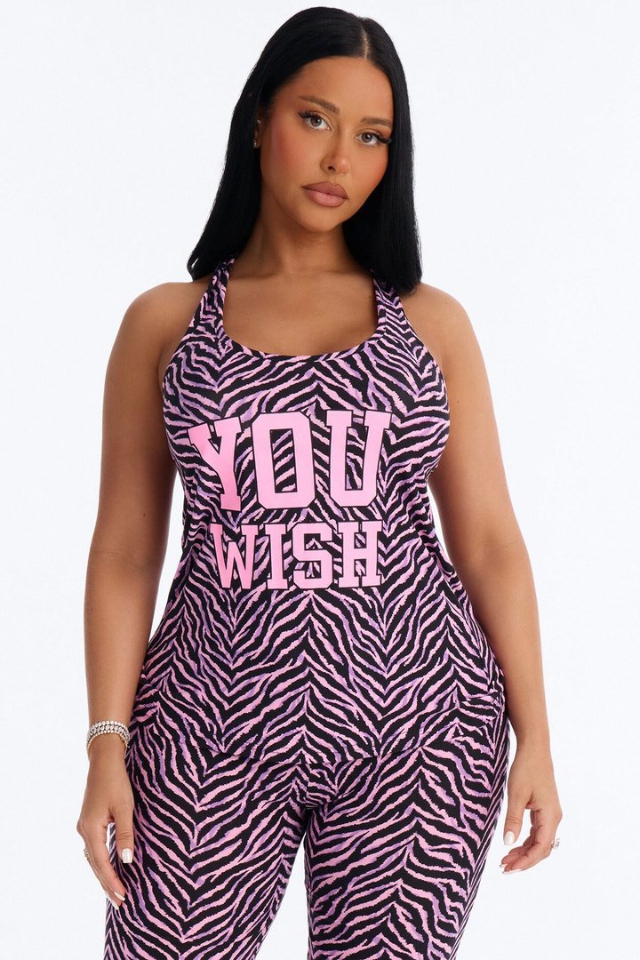 You Wish PJ Pant Set - Black/Pink