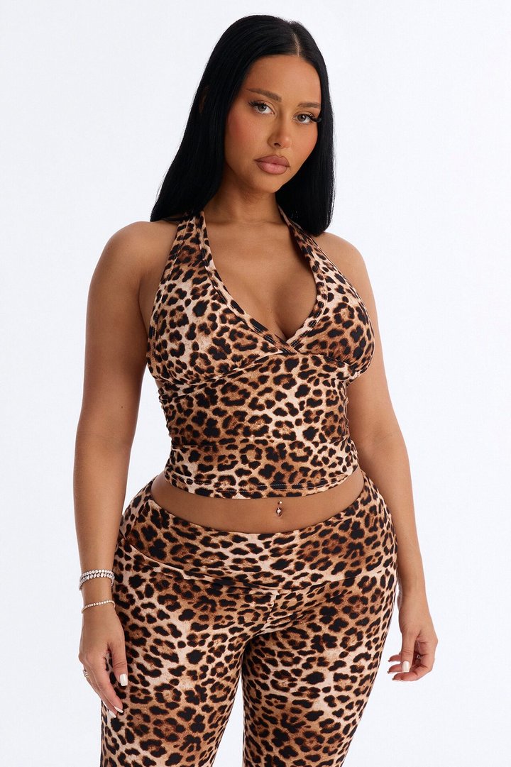 Can't Change My Spots PJ Pant Set - Leopard