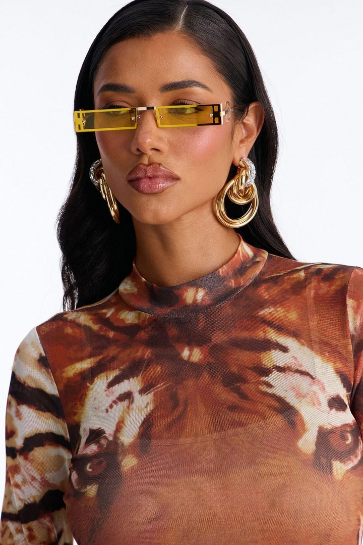 Brighten Up My Day Sunglasses - Yellow