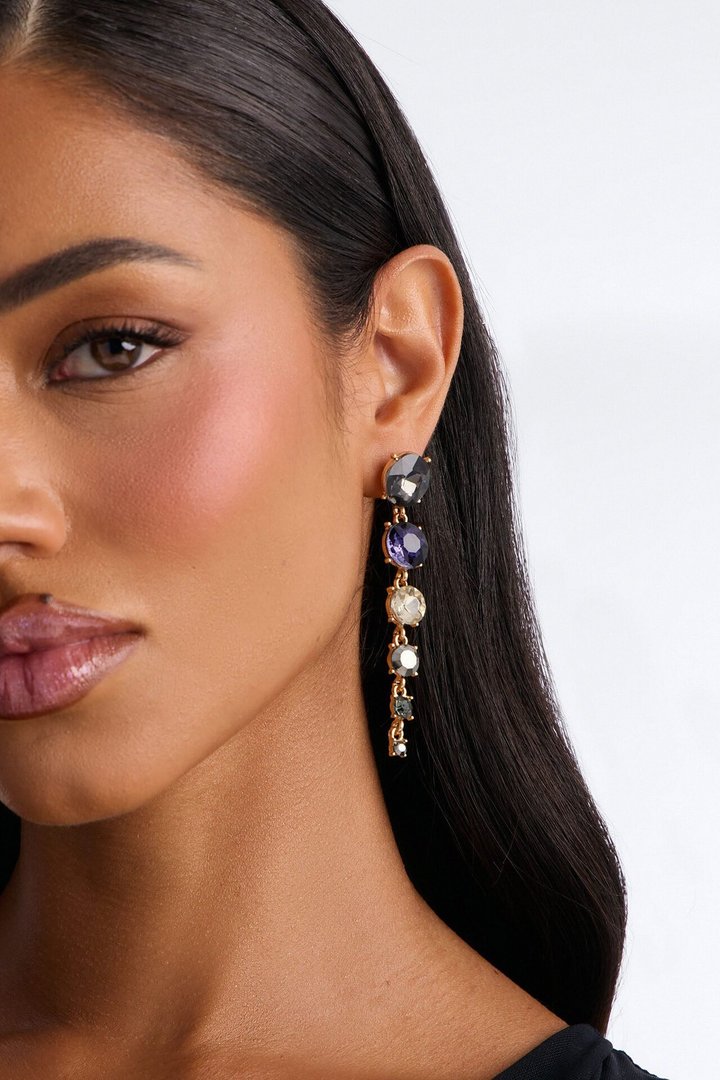 Keep Your Sparkle Earrings - Blue/combo