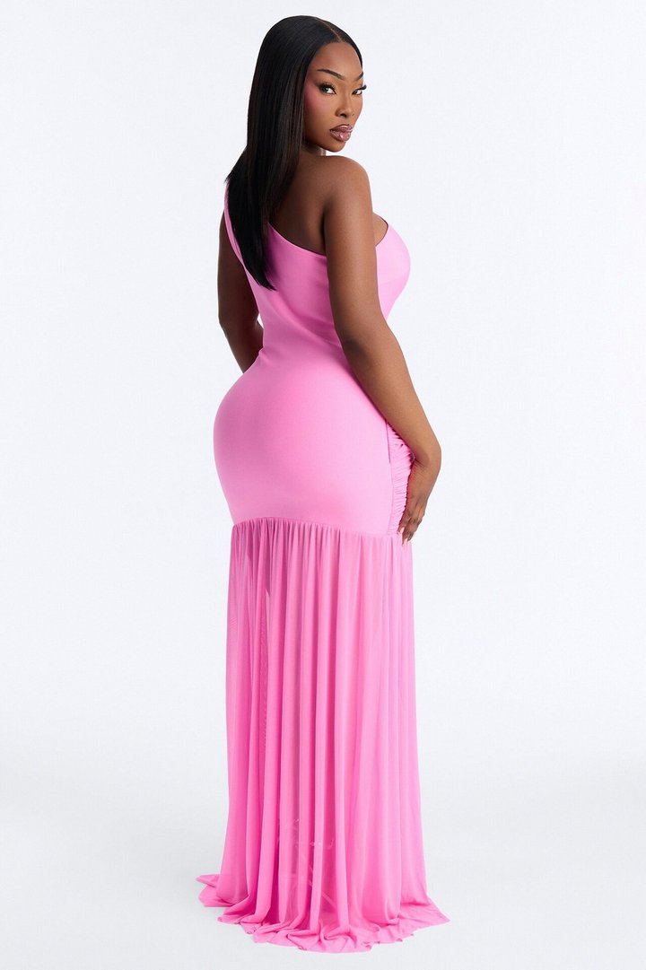 Immediate Yes Bandage Maxi Dress - Pink