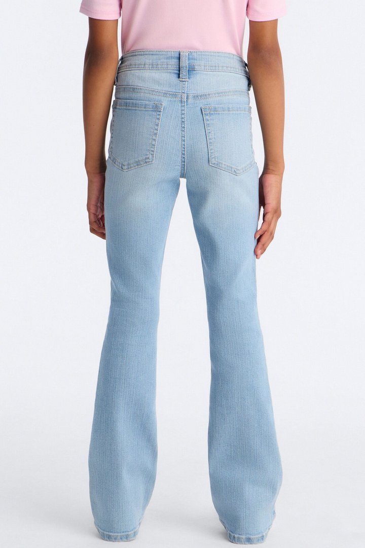 Mini Music To My Ears Flare Jeans - Light Wash