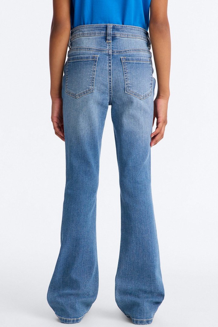 Mini Heart So Full Flare Jeans - Medium Wash