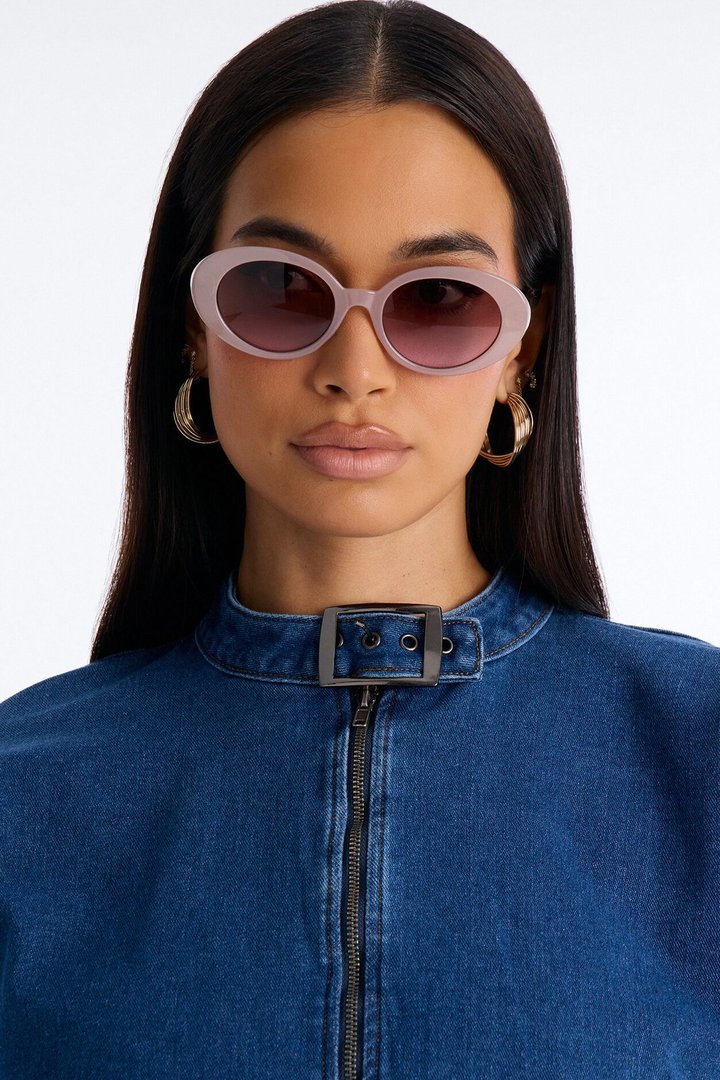 Got You Thinking Of Me Sunglasses - Nude