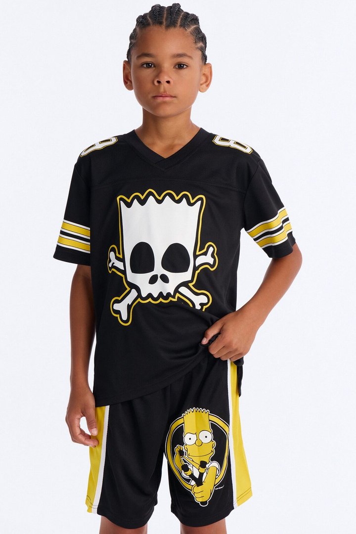 Mini Bart Simpson 89 Short Set - Black