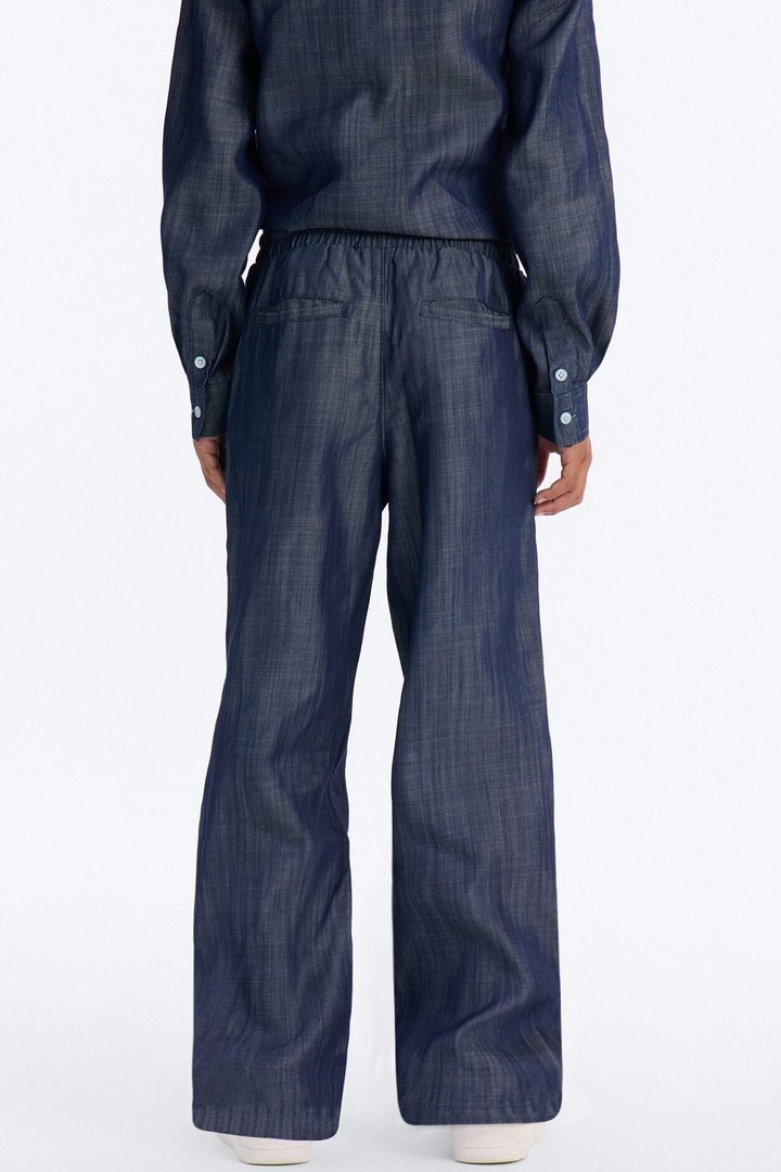 Mini Wide Leg Mercer Gates Pant - Indigo