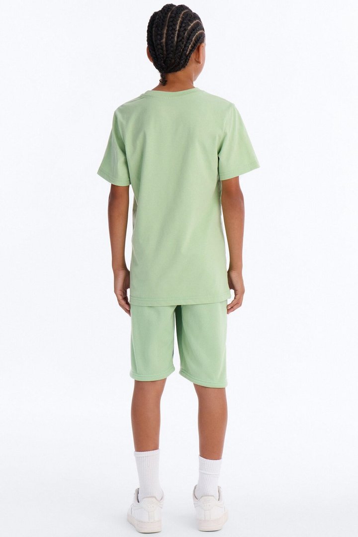 Mini Still Blessed Short Set - Green
