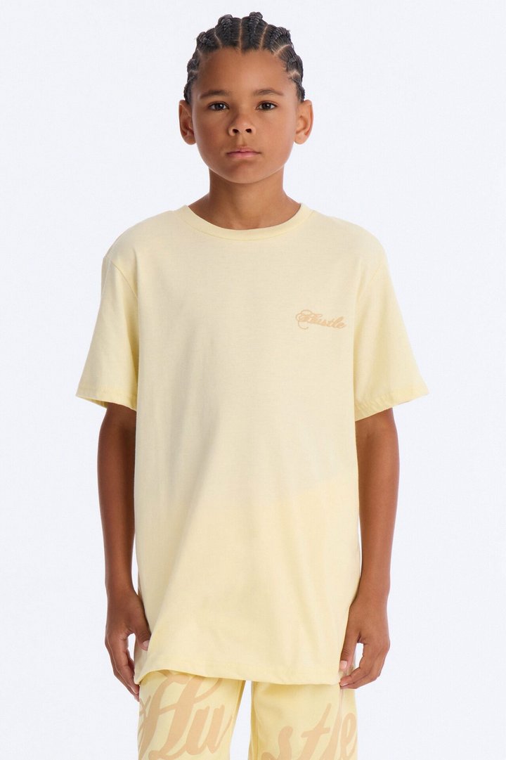 Mini Still Hustle Short Set - Yellow
