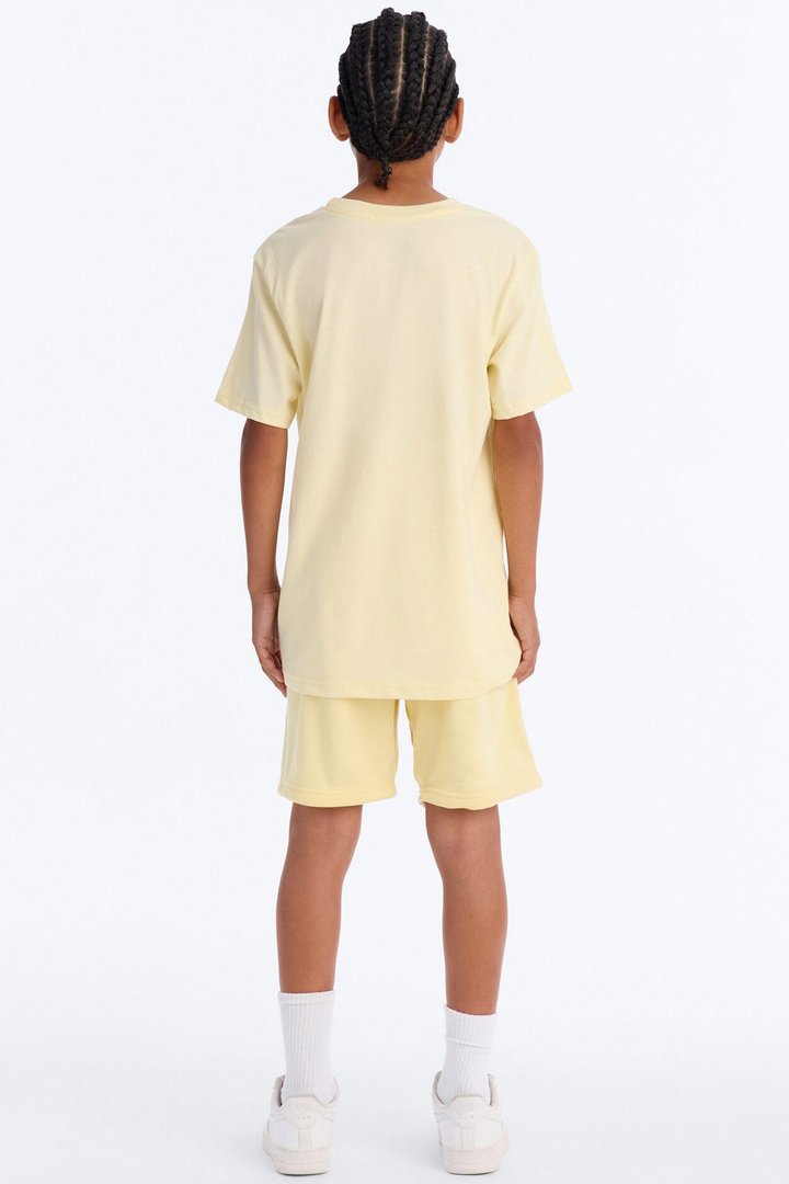Mini Still Hustle Short Set - Yellow