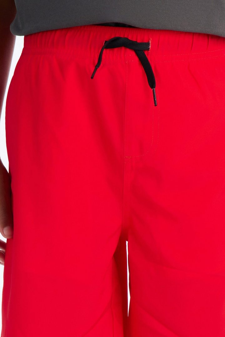 Mini Water Reactive Lucky 8Ball Reveal Swim Trunk - Red
