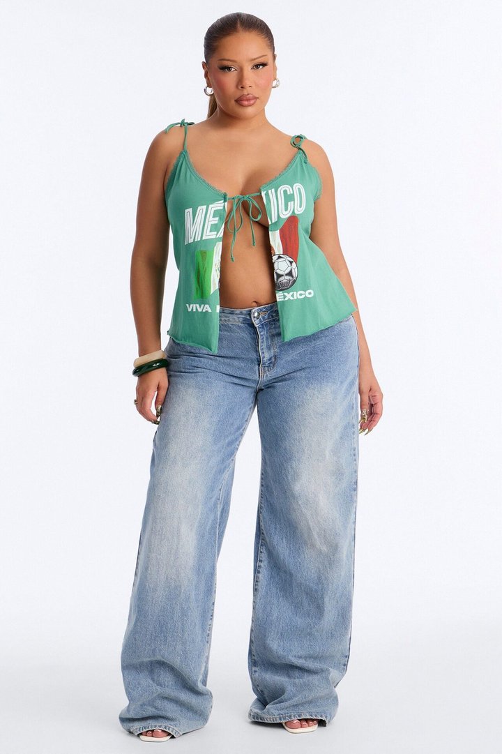 Mexico Tie Tank - Green