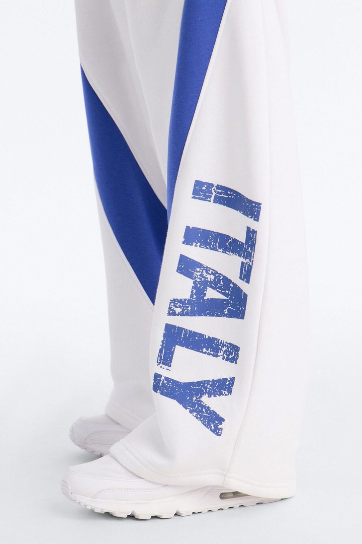 Team Italy Barrel Fleece Pant Set - Blue/combo