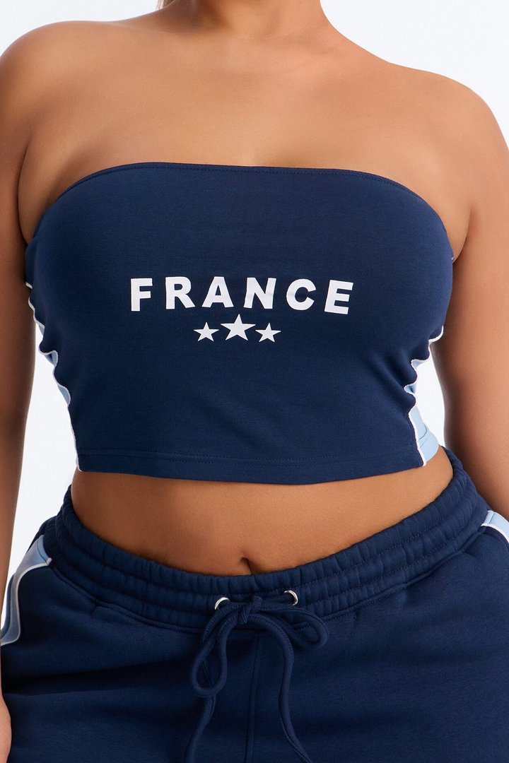 Team France Fleece Pant Set - Navy
