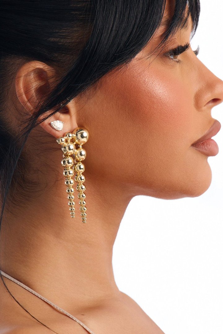 Setting The Tone Hardware Earrings - Gold