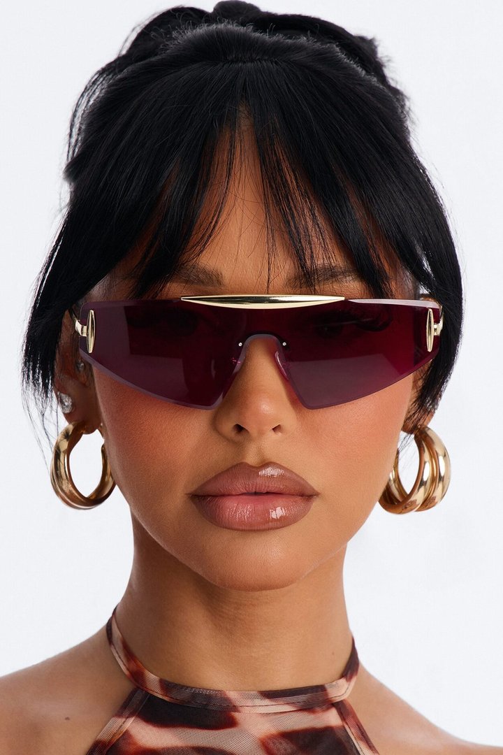 Raven Sunglasses - Gold/Pink