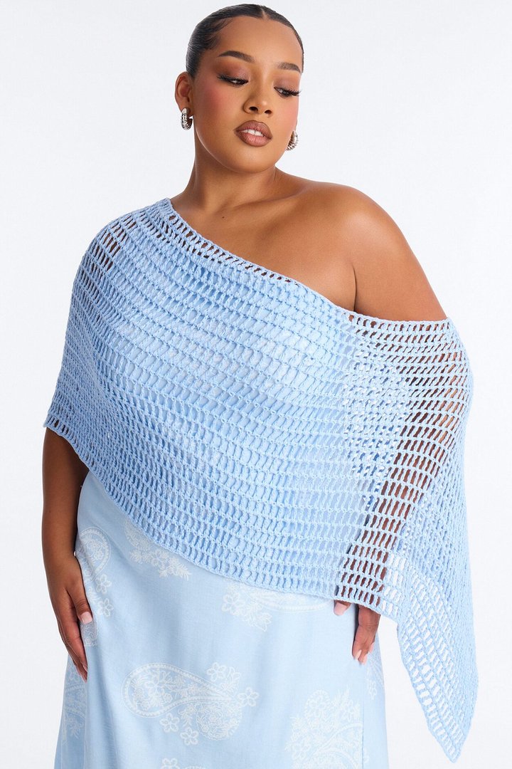 Time For A Stroll Maxi Dress Set - LightBlue