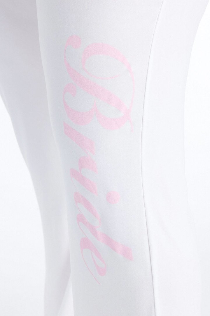 Put A Ring On It Tank & Foldover Pant PJ Set - White/Pink