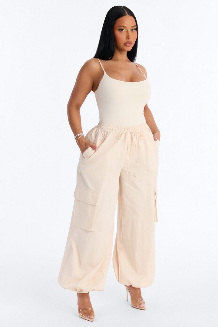 Off Duty Twill Cargo Jogger Pant 31″ - Cream