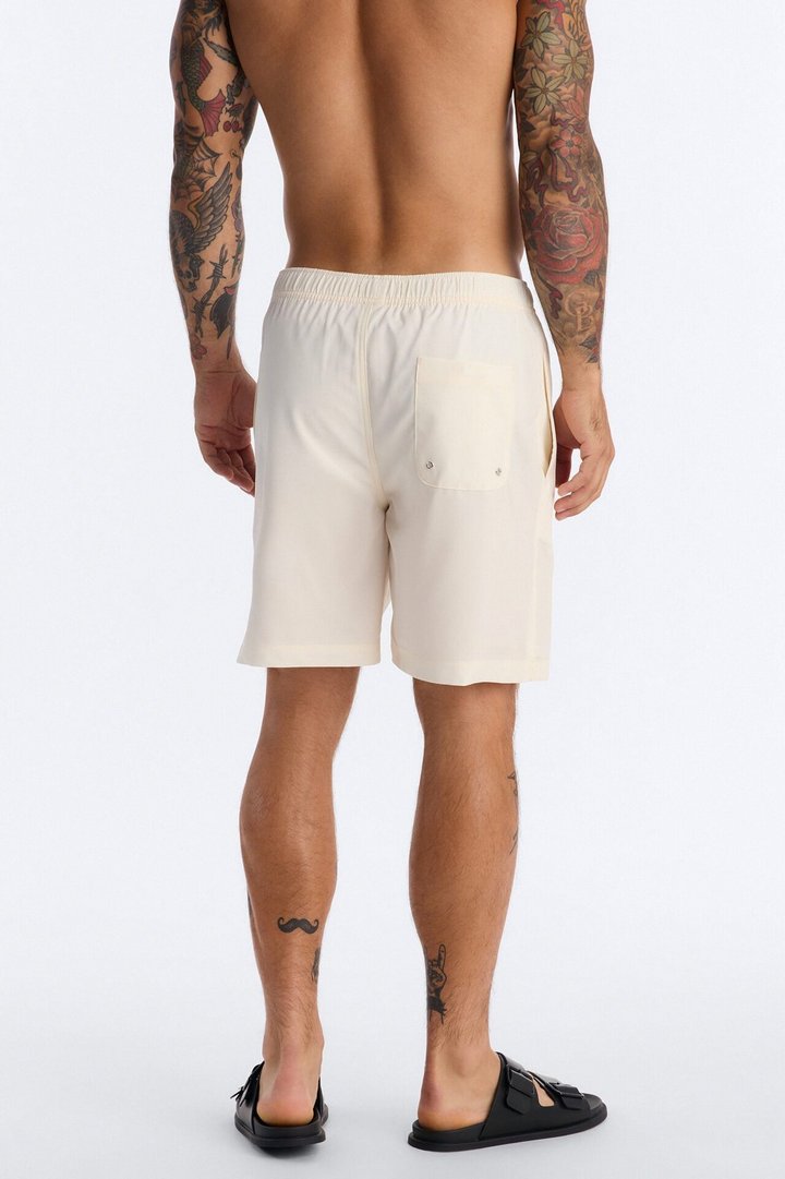 Heavenly Mindset Swim Trunk 7″ - Cream/combo