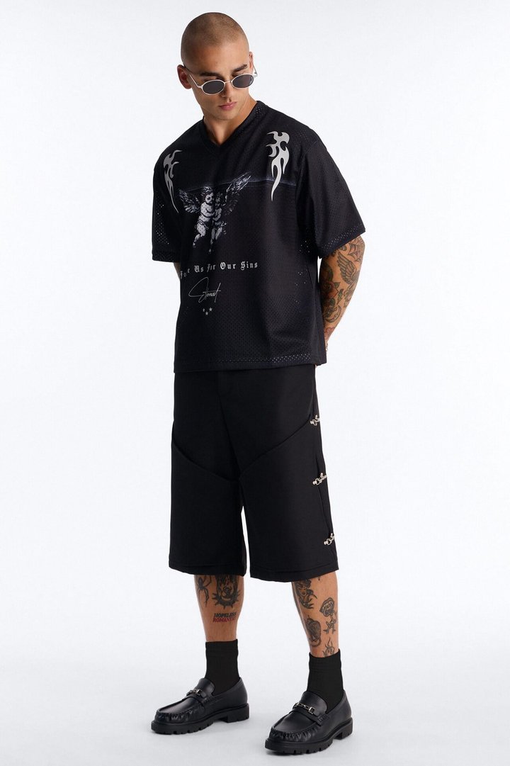 Eternal Mesh Jersey Short Sleeve - Black